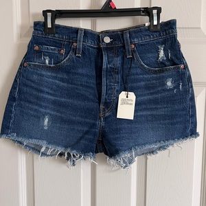 Levi’s 501 High Waist Shorts Size 28